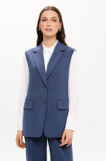 1940 Жилет женский (дымчато-голубой)