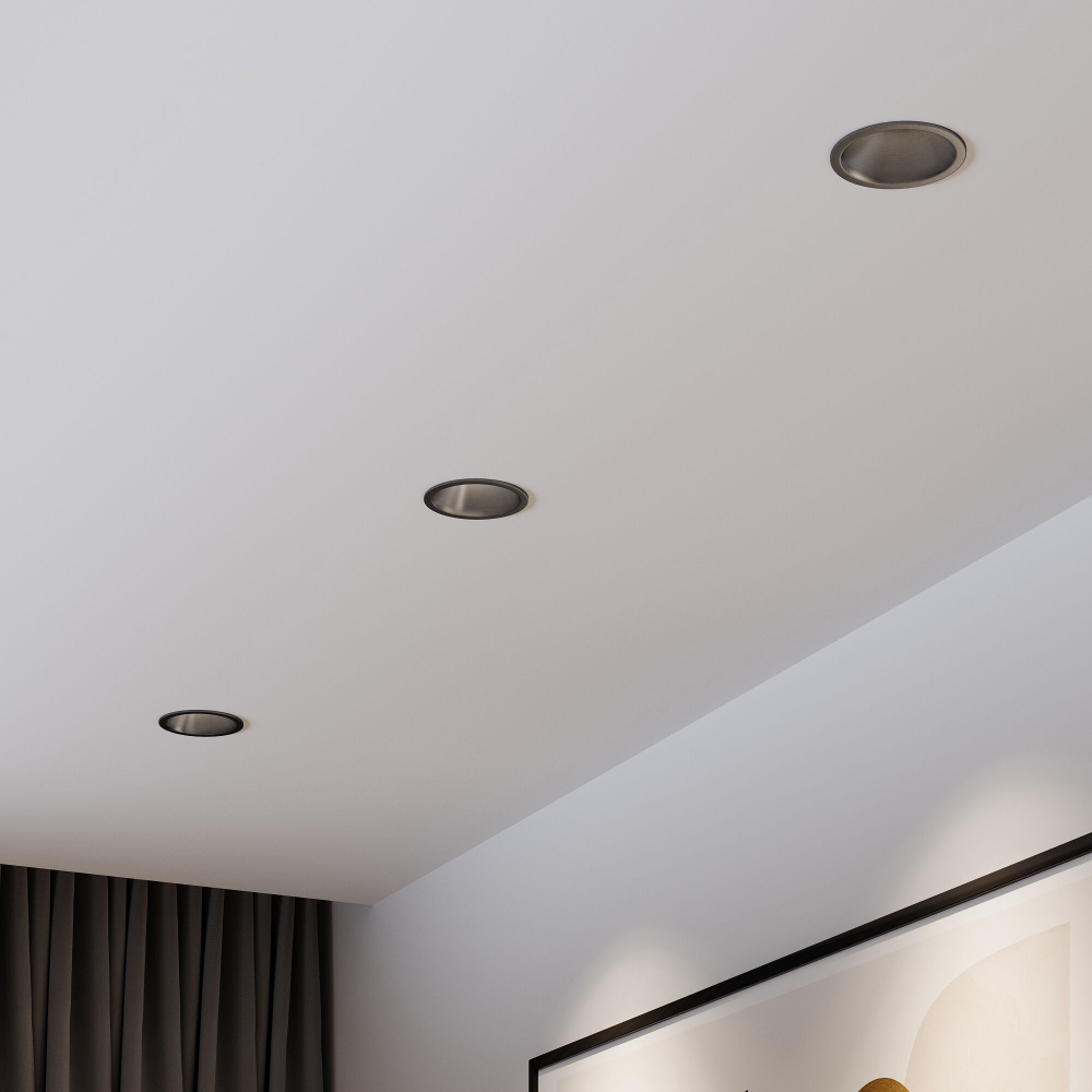 Светильник встраиваемый светодиодный Forte 15W 4000K титан 25071/LED