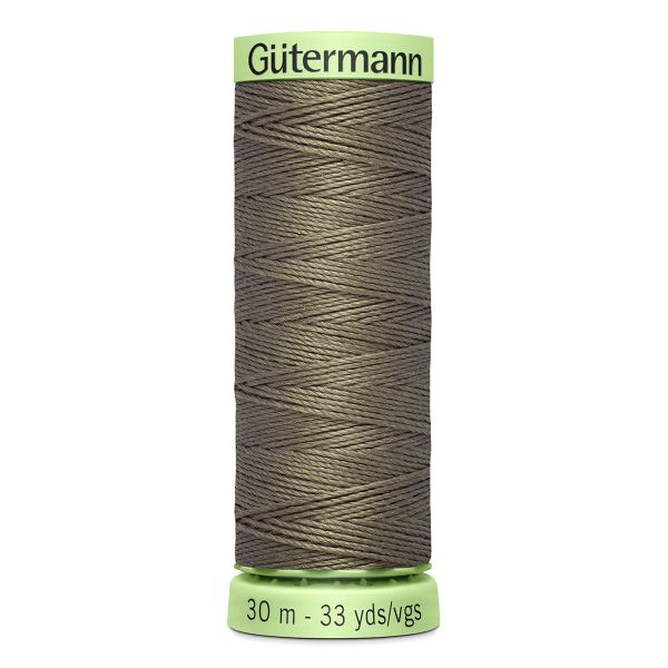 Нитки отделочные Gutermann Top Stitch 30 (30 метров), 5 кат. | 727 дымч. серо-зеленый