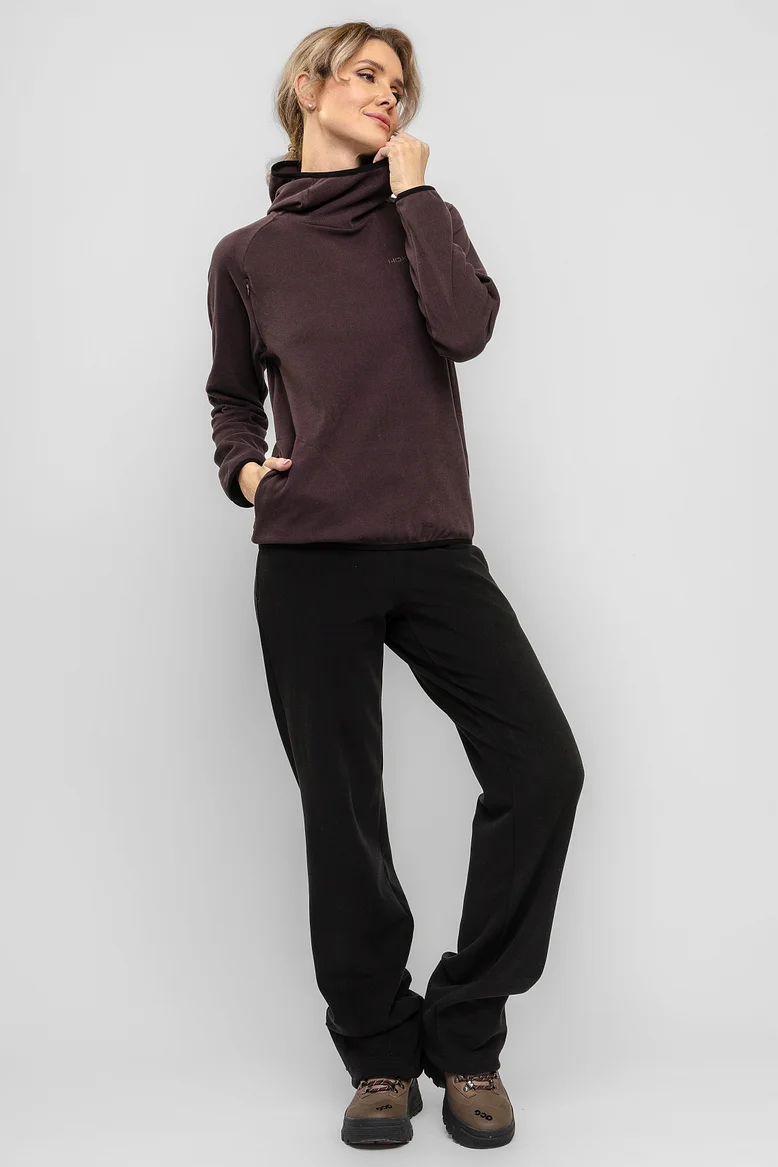 Кофта-ниндзя (с капюшоном), женская, цвет "Лесной орех"