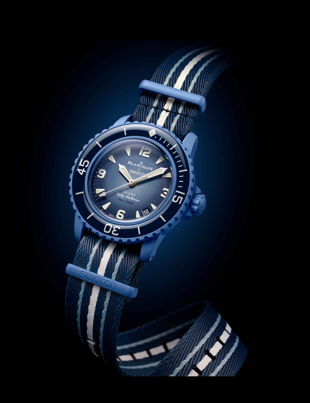 Наручные часы Blancpain X Swatch "Atlantic Ocean"