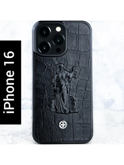 Чехол iPhone 15 - Euphoria Lawyer Themis CROC leather