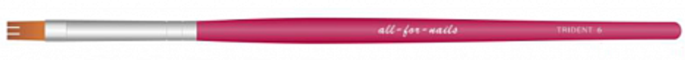 All-for-nails, Кисть для дизайна TRIDENT #06, 1 шт