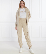 Кожаные кроссовки elbina Guess - белый(FLJELB FAL12)