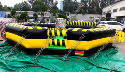 Коммерческая надувная игра "Увернись от палки" (Melt Down) 7*7*1.5 м