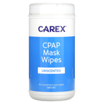 Carex, Салфетки-маски CPAP, без запаха, 62 салфетки
