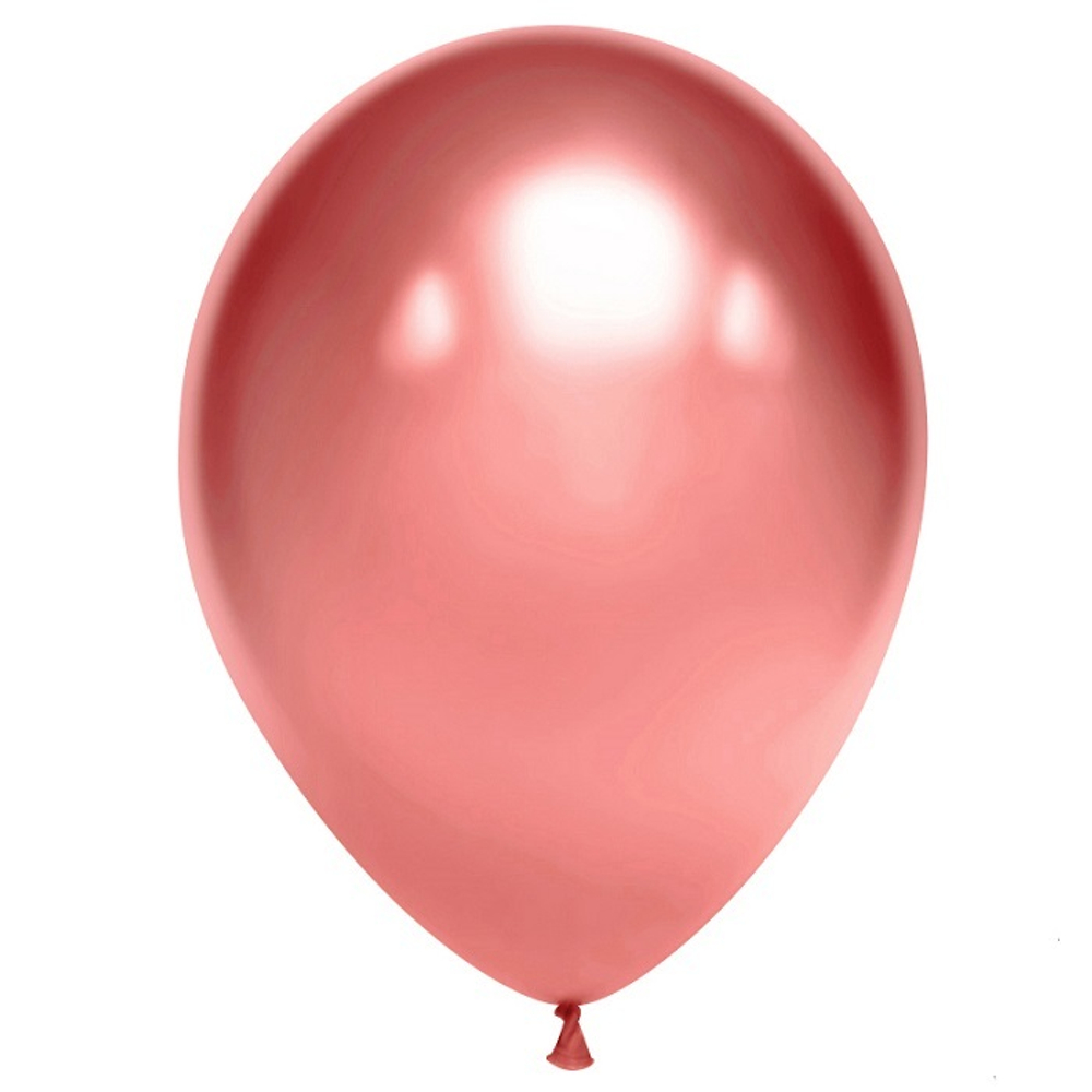 Воздушные шары с гелием и обработкой Chrome Pink Хром Розовый DB 12"/30см