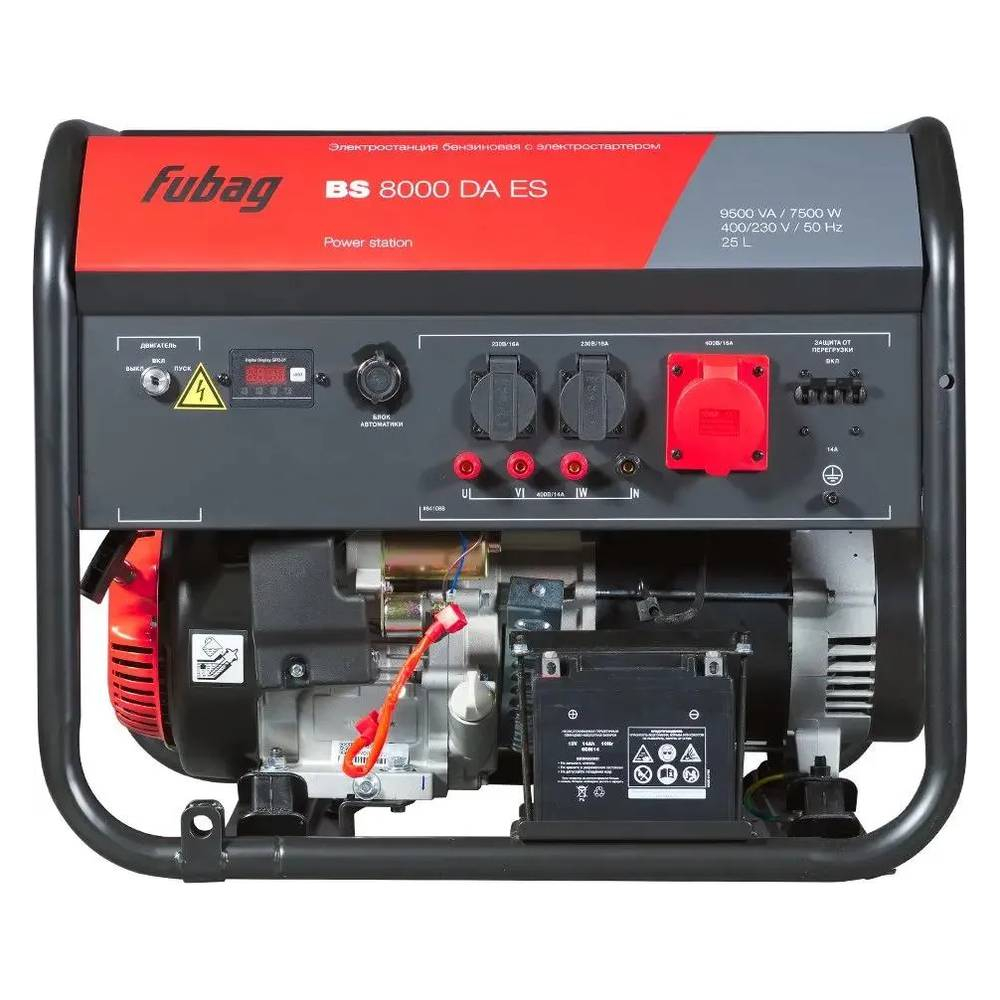 Бензиновый генератор FUBAG BS 8000 DA ES