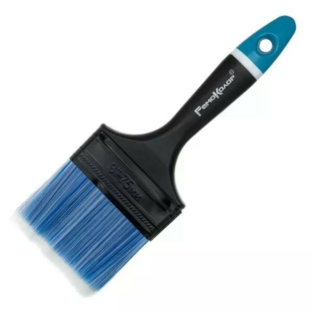 Кисть плоская 75мм Олимп Аква искусственная щетина Remocolor 01-8-230