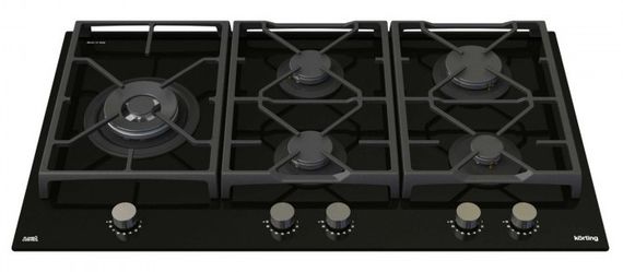 Газовая стеклянная варочная панель Korting HGG 9987 CTN FLC