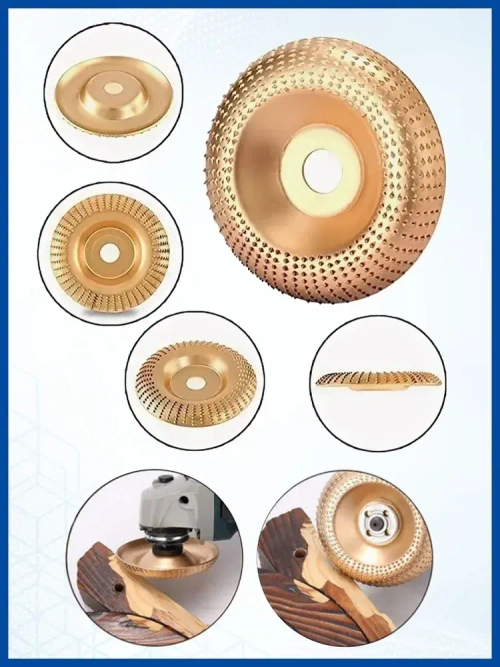 Диск рашпильный-полукруглый для фигурной обработки для УШМ