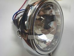 Headlight 4" Diamond lens, For Honda C100. T19. Copy. Made in Thailand. DIY