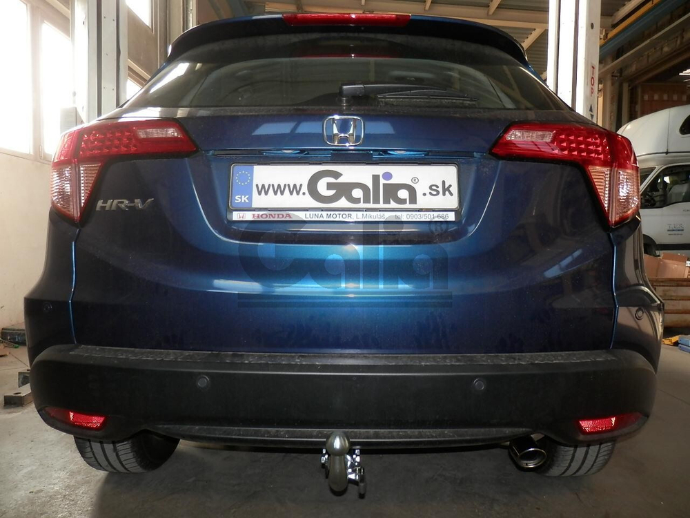 Оцинкованный фаркоп на Honda HR-V 2014-2021 (без электрики), Galia H097C