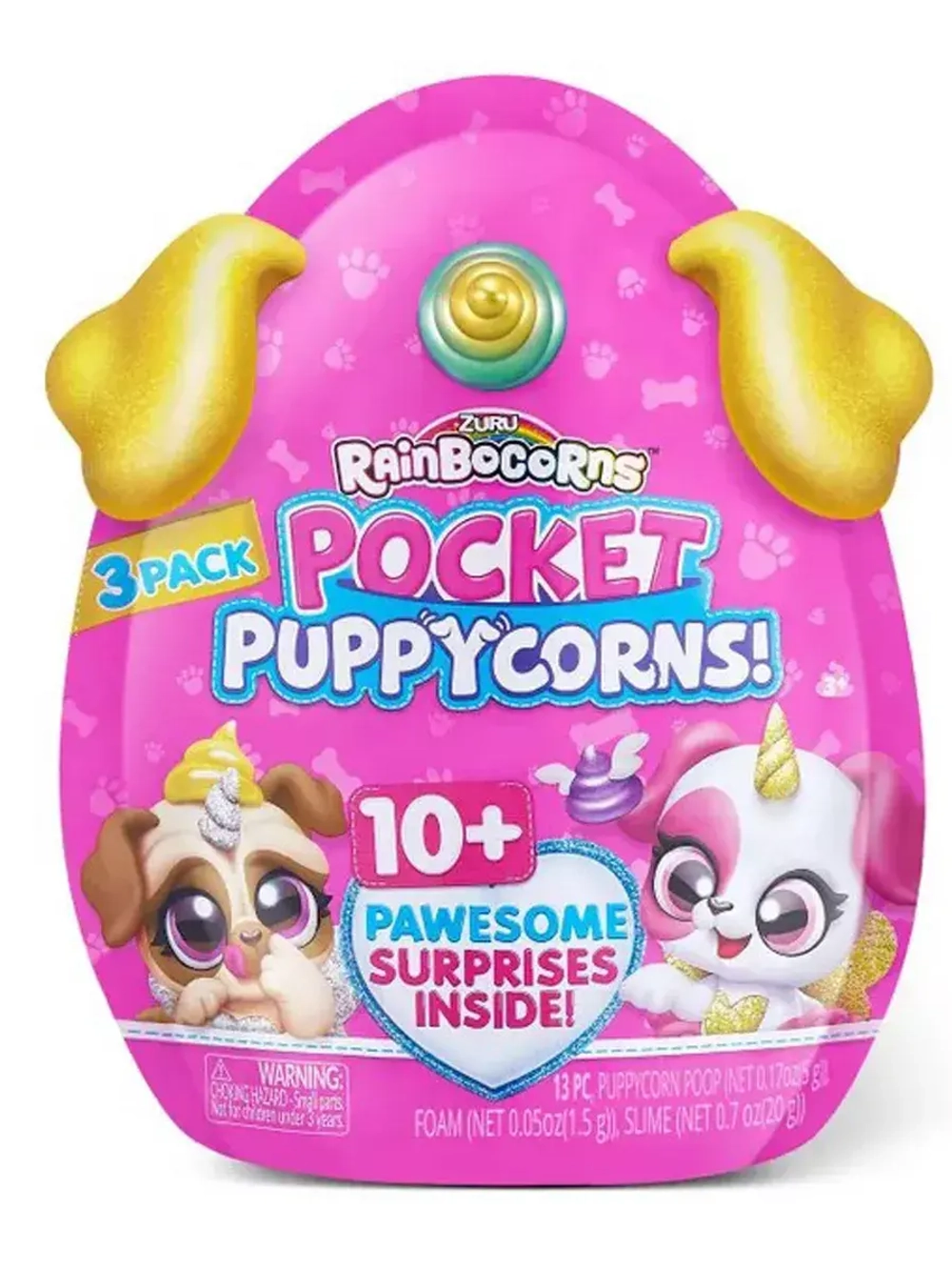 Игрушка фигурка сюрприз яйцо Зуру Rainbocorns Puppycorn