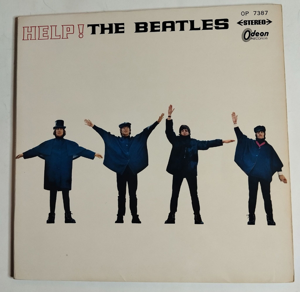 Винтажная виниловая пластинка LP The Beatles Help (Japan 1965) (No Obi) (Red Wax Vinyl)
