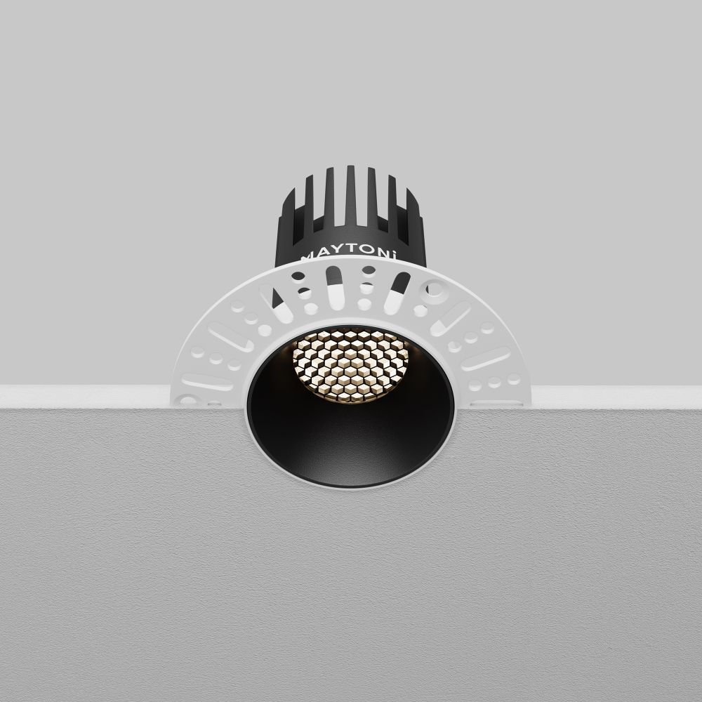 Светильник встраиваемый светодиодный Maytoni Dip DL119-10W-4K-TRS-B