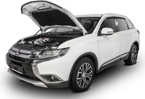 Газовые упоры капота АвтоУпор для Mitsubishi Outlander III 2012-2018 2018-н.в., 2 шт., UMIOUT021