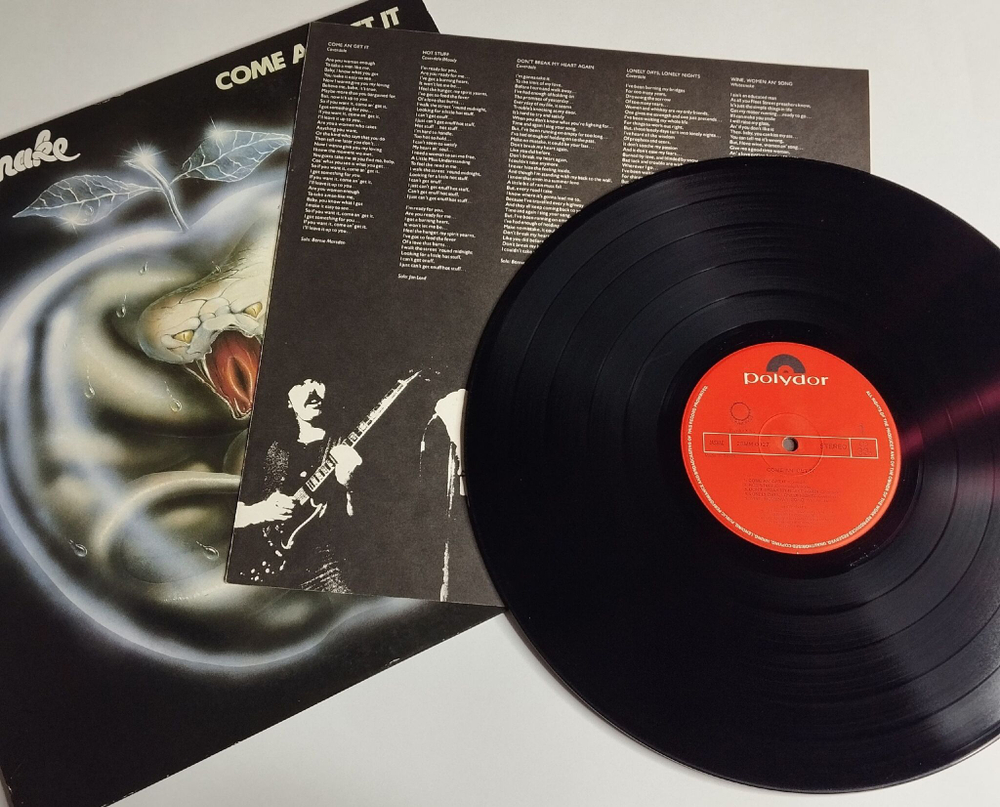Винтажная виниловая пластинка LP Whitesnake Come An Get It (Japan 1981) (No Obi) Wine, Women An' Song