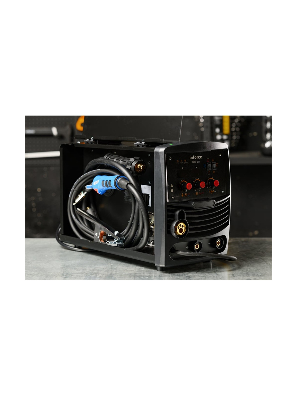 Сварочный полуавтомат-инвертор (200 A; EURO; ПВ 75%) Inforce MIG-200 04-08-03
