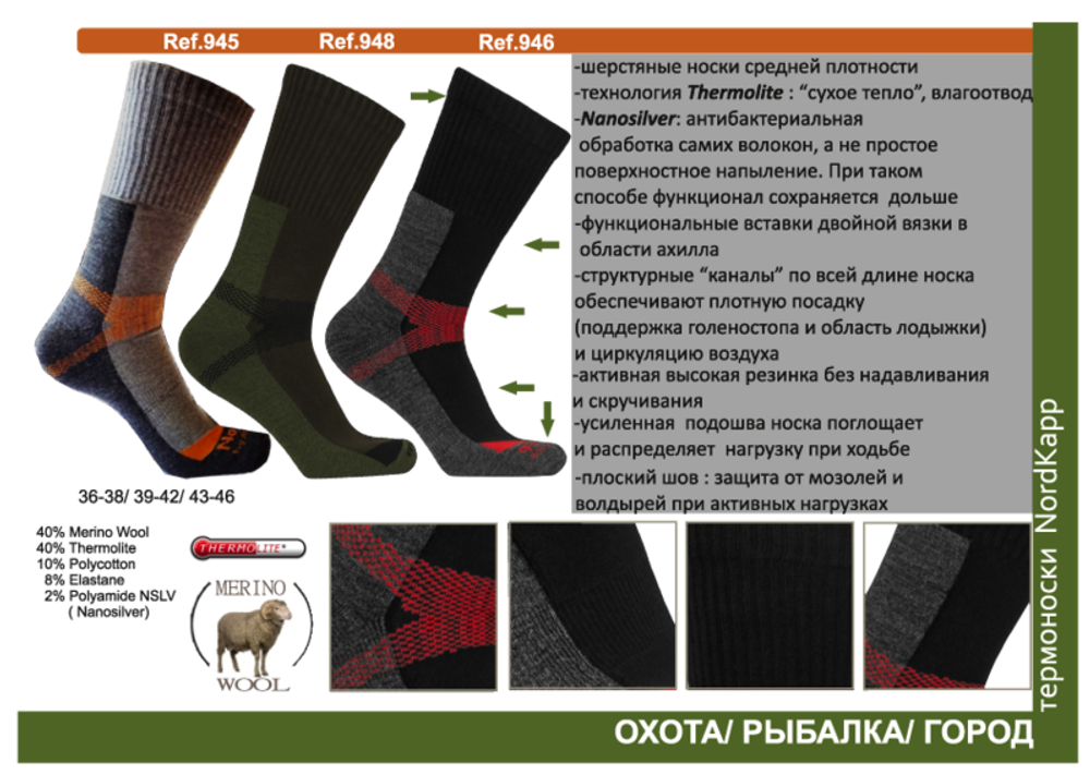 Термоноски NordKapp 946