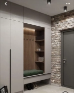 Мягкие панели и сиденье в прихожую