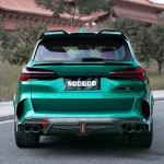 Карбоновый диффузор заднего бампера со стоп-сигналом для BMW X5M F95 Рестайлинг 2023+ БМВ