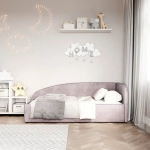 Кровать Элис 90х200 Лиловый Правый Угол