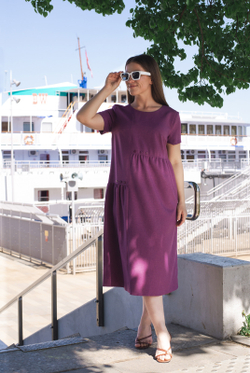 Платье женское 1843ЮП, Лаванда #259Л051843ЮП