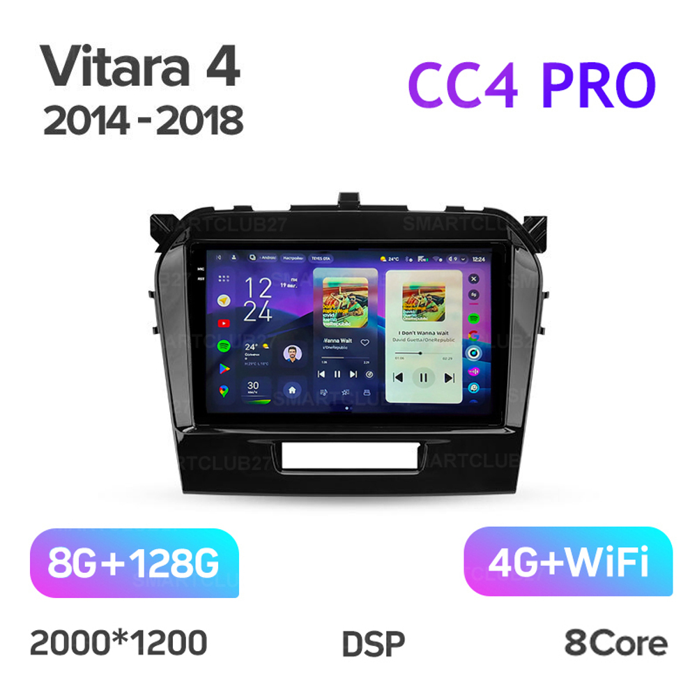 Teyes CC4 Pro 9" для Suzuki Vitara 2014-2018