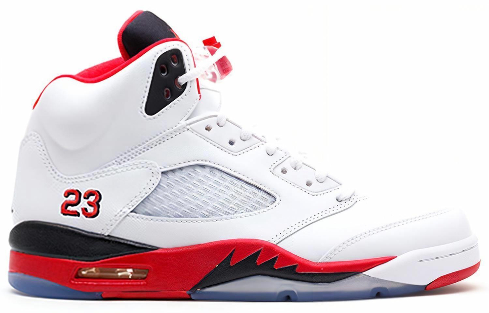 Кроссовки Jordan Air Jordan 5 Retro Fire Red Black Tongue (2013)