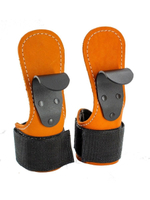 Крюки для турника и штанги ReKoy FG006, крюки для тяги, кожаные