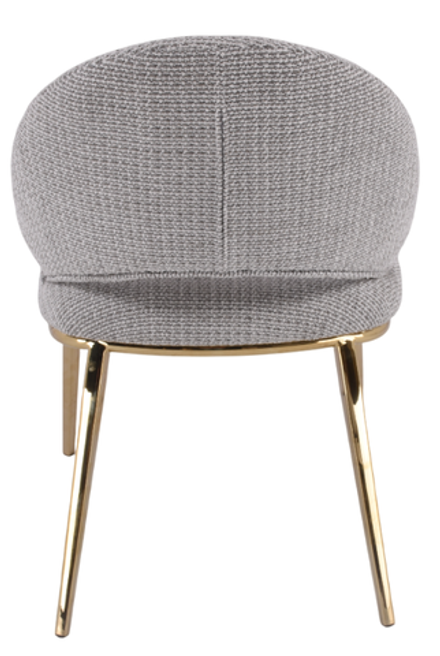 Стул обеденный Ist Casa Capella, бежевый, глянцевое золото