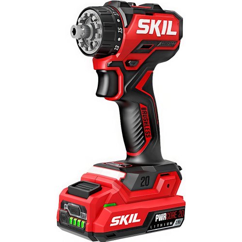 Дрель-шуруповерт аккумуляторная SKIL QD6293 с 4-мя насадками,2АКБ(2Ач)+ЗУ