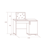 КАНАЛЕТТО Стол туалетный