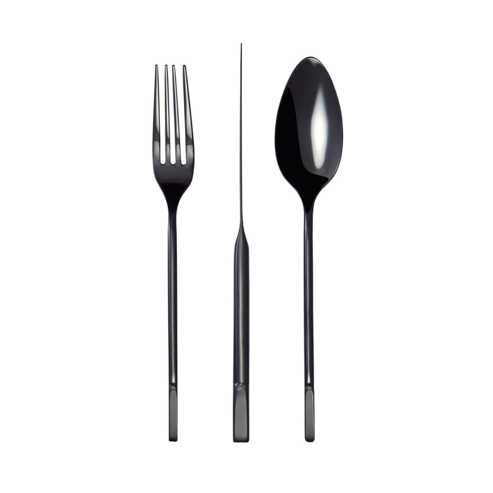 Набор столовых приборов 24 предмета Herdmar Allegro Black 72 черный