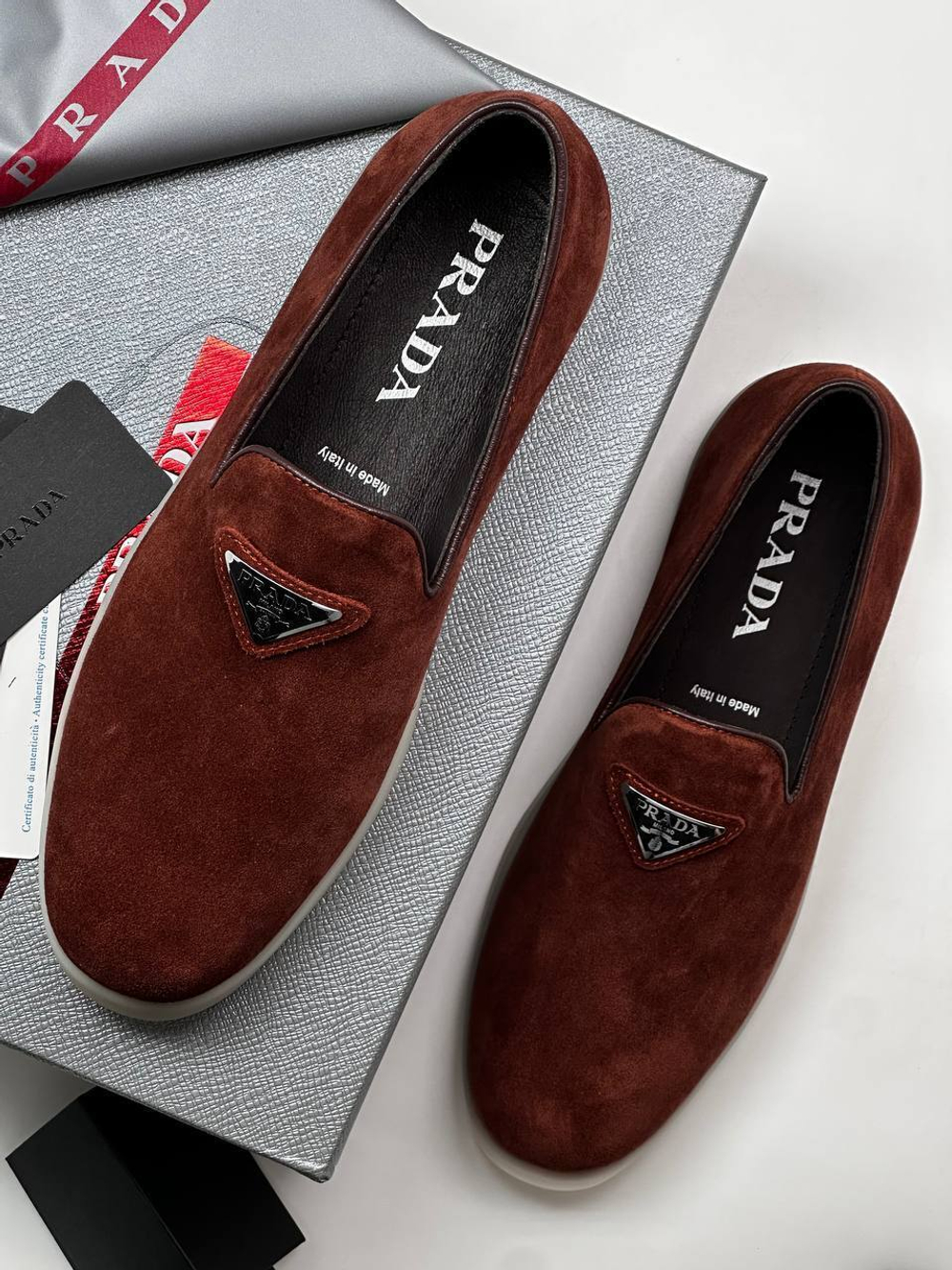 Слипоны Prada