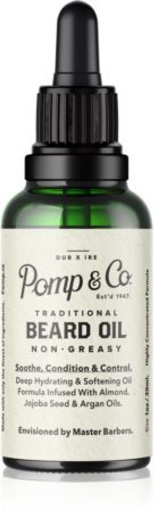 Pomp &amp; Co масло для бороды Beard Oil