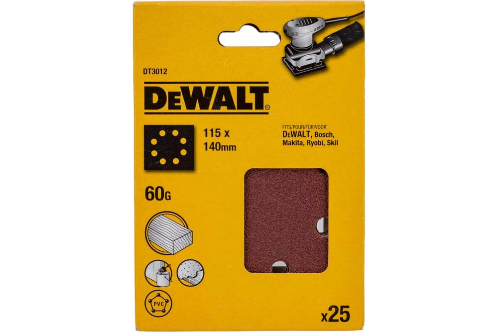 Шкурка шлифовальная DeWalt DT3012