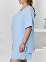 Блузка Вуаль-4 Виотекс ГОЛУБОЙ