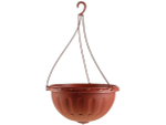 Горшок-кашпо Джулия 8л подвесной (коричневый)
