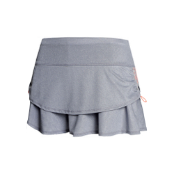 Женская теннисная юбка Lucky in Love Spark Ruche Skirt Women - Grey