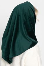 Косынка с завязками Велюр (зеленая) КЗВ12-23М LT Collection