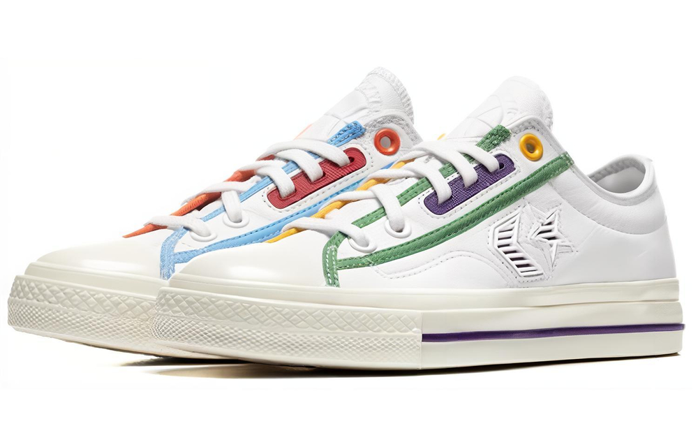 Star Player Converse Low "Logo Mashup - White Jet Stream"