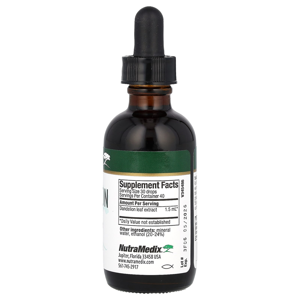 NutraMedix, одуванчик, средство для детоксикации, 60 мл (2 жидк. унции)