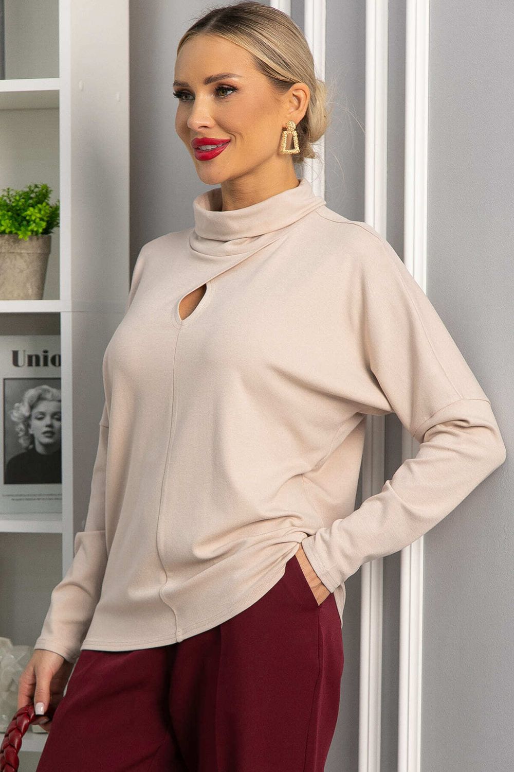 Джемпер Тринити (бежевый) Б14243-1М LT Collection