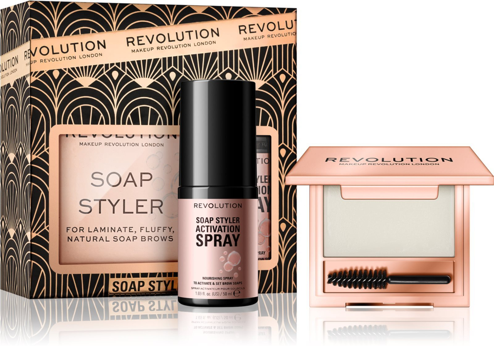 Makeup Revolution Soap Styler - набор для бровей Прозрачный (подарочный) оттенок /   / GTIN 5057566640367