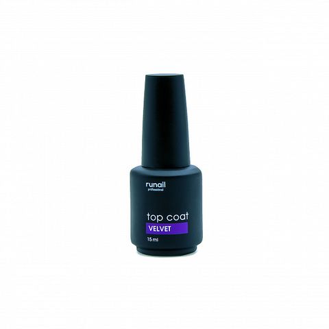 RuNail Professional Top Coat Velvet