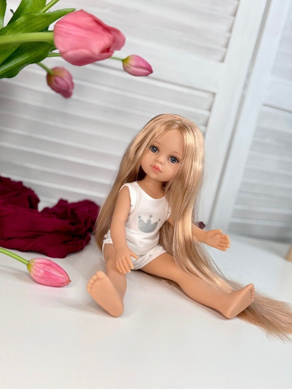 Кукла для девочки Paola Reina 32см Роза в пижаме