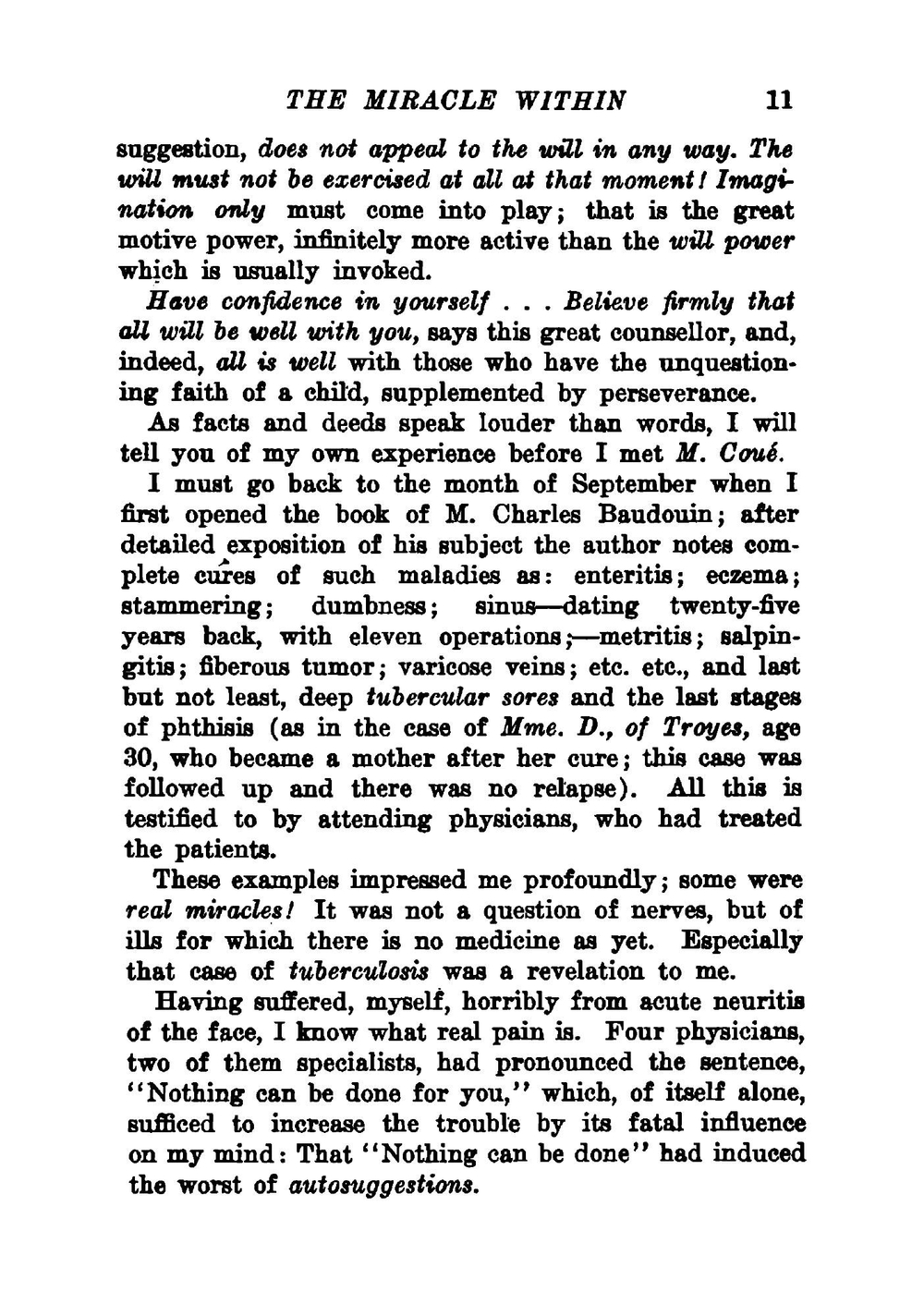 Self mastery through conscious autosuggestion | Émile Coué