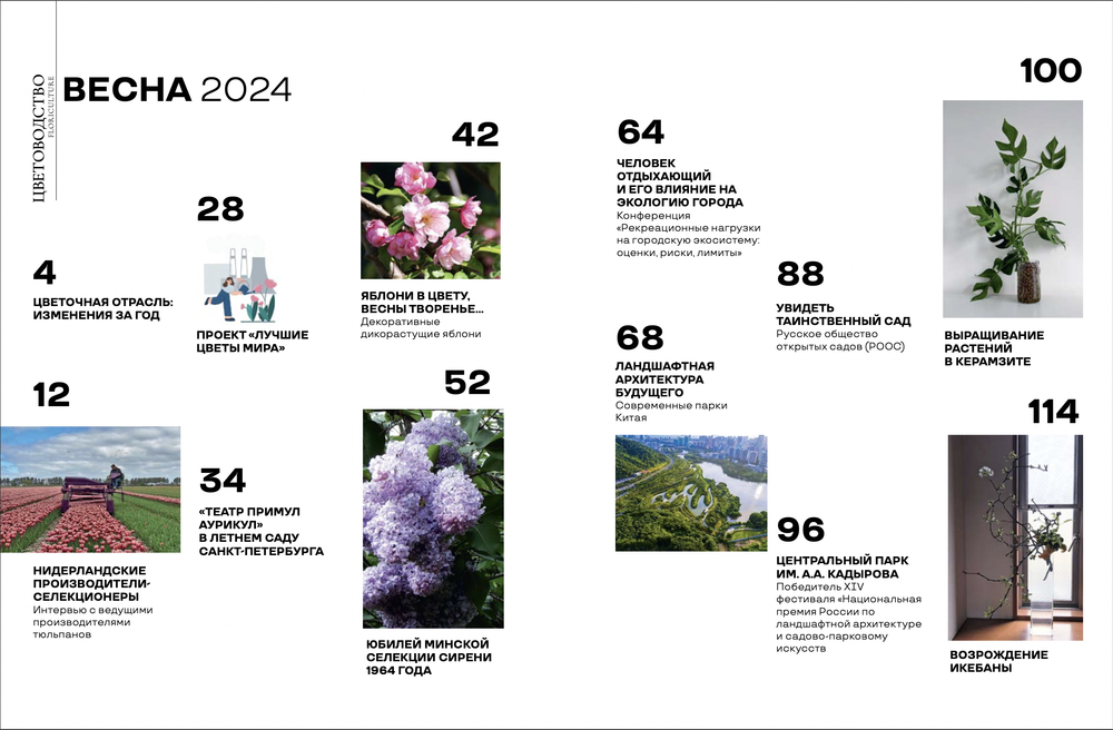 Цветоводство ВЕСНА 2024